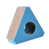Maxbell Cat Scratcher Cardboard Nest Bed Grind Claws Wear Resistant Cat Scratch Pad Blue