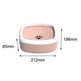 Maxbell Automatic Water Dispenser Cat Dog Drinking Pet Feeder Floating Puppy Kitten Square