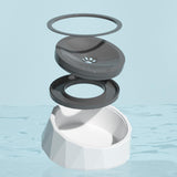 Maxbell Automatic Water Dispenser Cat Dog Drinking Pet Feeder Floating Puppy Kitten Geometry