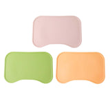 Maxbell Dog Food Mat Placemat Feeding Mat Non Spill Waterproof Pad for Cat Dish Tray Pink
