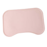 Maxbell Dog Food Mat Placemat Feeding Mat Non Spill Waterproof Pad for Cat Dish Tray Pink