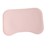 Maxbell Dog Food Mat Placemat Feeding Mat Non Spill Waterproof Pad for Cat Dish Tray Pink