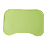 Maxbell Dog Food Mat Placemat Feeding Mat Non Spill Waterproof Pad for Cat Dish Tray Green