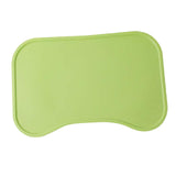Maxbell Dog Food Mat Placemat Feeding Mat Non Spill Waterproof Pad for Cat Dish Tray Green