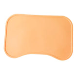 Maxbell Dog Food Mat Placemat Feeding Mat Non Spill Waterproof Pad for Cat Dish Tray Yellow
