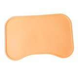 Maxbell Dog Food Mat Placemat Feeding Mat Non Spill Waterproof Pad for Cat Dish Tray Yellow