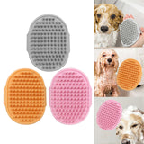 Maxbell Dog Brush Cat Grooming Glove Pet Scrubber Cleaning Short Hair Washing Gray