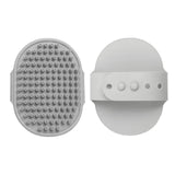 Maxbell Dog Brush Cat Grooming Glove Pet Scrubber Cleaning Short Hair Washing Gray