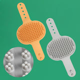 Maxbell Dog Brush Cat Grooming Glove Pet Scrubber Cleaning Short Hair Washing Gray