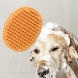 Maxbell Dog Brush Cat Grooming Glove Pet Scrubber Cleaning Short Hair Washing Orange