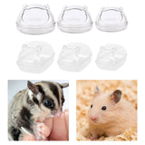 Maxbell Hamster Sand Bath Container Basin Toilet for Supplies Cage Accessories Round L