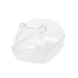 Maxbell Hamster Sand Bath Container Basin Toilet for Supplies Cage Accessories Rectangle M