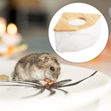 Maxbell Clear Hamster Sand Bath Box Pet Bathroom Toilet for Mice Squirrels Ferret