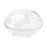 Maxbell Hamster Sand Bath Toilet Pet Bathroom Bath House for Squirrels Gerbil Mice 17cmx12.2cmx10.6cm