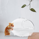 Maxbell Hamster Sand Bath Toilet Pet Bathroom Bath House for Squirrels Gerbil Mice 13.5cmx9.7cmx8.4cm