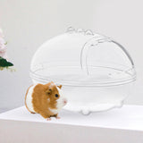 Maxbell Hamster Sand Bath Toilet Pet Bathroom Bath House for Squirrels Gerbil Mice 13.5cmx9.7cmx8.4cm