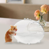 Maxbell Hamster Sand Bath Toilet Pet Bathroom Bath House for Squirrels Gerbil Mice 13.5cmx9.7cmx8.4cm