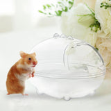 Maxbell Hamster Sand Bath Toilet Pet Bathroom Bath House for Squirrels Gerbil Mice 13.5cmx9.7cmx8.4cm