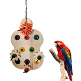 Maxbell Parrot Chewing Toys Cage Decoration Wood for Conures Parakeet lovebird