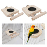 Maxbell Bird Feeding Dish Cups Durable Easy to Install for Cockatiels Budgie Conures S
