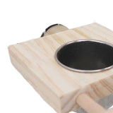 Maxbell Bird Feeding Dish Cups Durable Easy to Install for Cockatiels Budgie Conures L