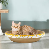 Maxbell Cat Scratcher Lounge Sleeping Board Crafts Furniture Protective Pet Supplies Round Diameter 51cm