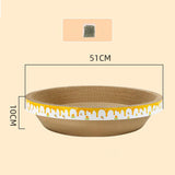Maxbell Cat Scratcher Lounge Sleeping Board Crafts Furniture Protective Pet Supplies Round Diameter 51cm