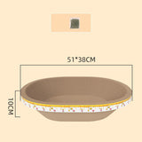 Maxbell Cat Scratcher Lounge Sleeping Board Crafts Furniture Protective Pet Supplies Oval Length 51cm