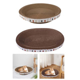 Maxbell Pet Cat Scratcher Pad Bed Scratching Board Furniture Protector Bowl Lounge 50cmx50cmx9cm