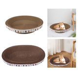Maxbell Pet Cat Scratcher Pad Bed Scratching Board Furniture Protector Bowl Lounge 50cmx50cmx9cm