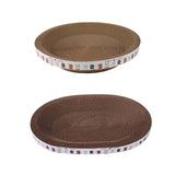 Maxbell Pet Cat Scratcher Pad Bed Scratching Board Furniture Protector Bowl Lounge 50cmx50cmx9cm