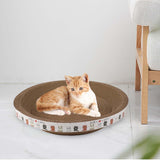 Maxbell Pet Cat Scratcher Pad Bed Scratching Board Furniture Protector Bowl Lounge 50cmx50cmx9cm