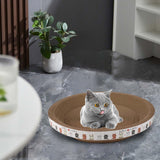 Maxbell Pet Cat Scratcher Pad Bed Scratching Board Furniture Protector Bowl Lounge 50cmx50cmx9cm
