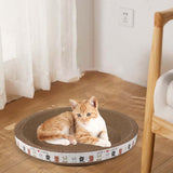 Maxbell Pet Cat Scratcher Pad Bed Scratching Board Furniture Protector Bowl Lounge 50cmx50cmx9cm
