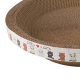 Maxbell Pet Cat Scratcher Pad Bed Scratching Board Furniture Protector Bowl Lounge 50cmx50cmx9cm