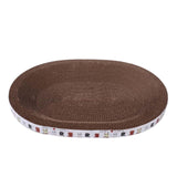 Maxbell Pet Cat Scratcher Pad Bed Scratching Board Furniture Protector Bowl Lounge 55cmx42cmx9cm