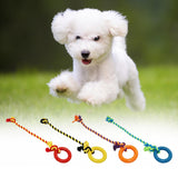 Maxbell Chew Toys Yard Running Puppy Garden Dogs Rope Toy Interactive Dog Tug Toy Red