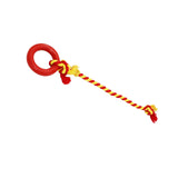 Maxbell Chew Toys Yard Running Puppy Garden Dogs Rope Toy Interactive Dog Tug Toy Red