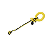 Maxbell Chew Toys Yard Running Puppy Garden Dogs Rope Toy Interactive Dog Tug Toy Yellow