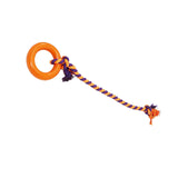 Maxbell Chew Toys Yard Running Puppy Garden Dogs Rope Toy Interactive Dog Tug Toy Orange