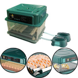 Maxbell Egg Incubator Automatic Chick Incubator LED Display for Goose Chicken 6 Eggs