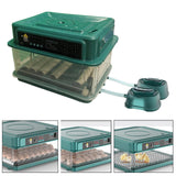 Maxbell Egg Incubator Automatic Chick Incubator LED Display for Goose Chicken 10 Eggs