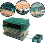 Maxbell Egg Incubator Automatic Chick Incubator LED Display for Goose Chicken 10 Eggs