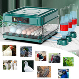 Maxbell Egg Incubator Automatic Chick Incubator LED Display for Goose Chicken 12 Eggs