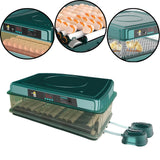 Maxbell Egg Incubator Automatic Chick Incubator LED Display for Goose Chicken 130 Eggs