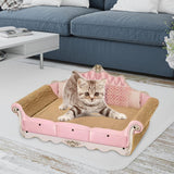 Maxbell Cat Scratcher Pad for Small Medium Large Cats Protect Carpets and Sofas Pink