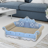 Maxbell Cat Scratcher Pad for Small Medium Large Cats Protect Carpets and Sofas Blue