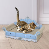 Maxbell Cat Scratcher Pad for Small Medium Large Cats Protect Carpets and Sofas Blue