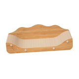 Maxbell Corrugated Paper Kitten Scratcher Nest Bed Grinding Claw Pet Sleeping Bed 60cmx24cmx20cm Brown