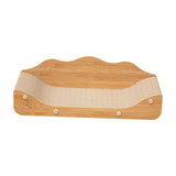 Maxbell Corrugated Paper Kitten Scratcher Nest Bed Grinding Claw Pet Sleeping Bed 60cmx24cmx20cm Brown
